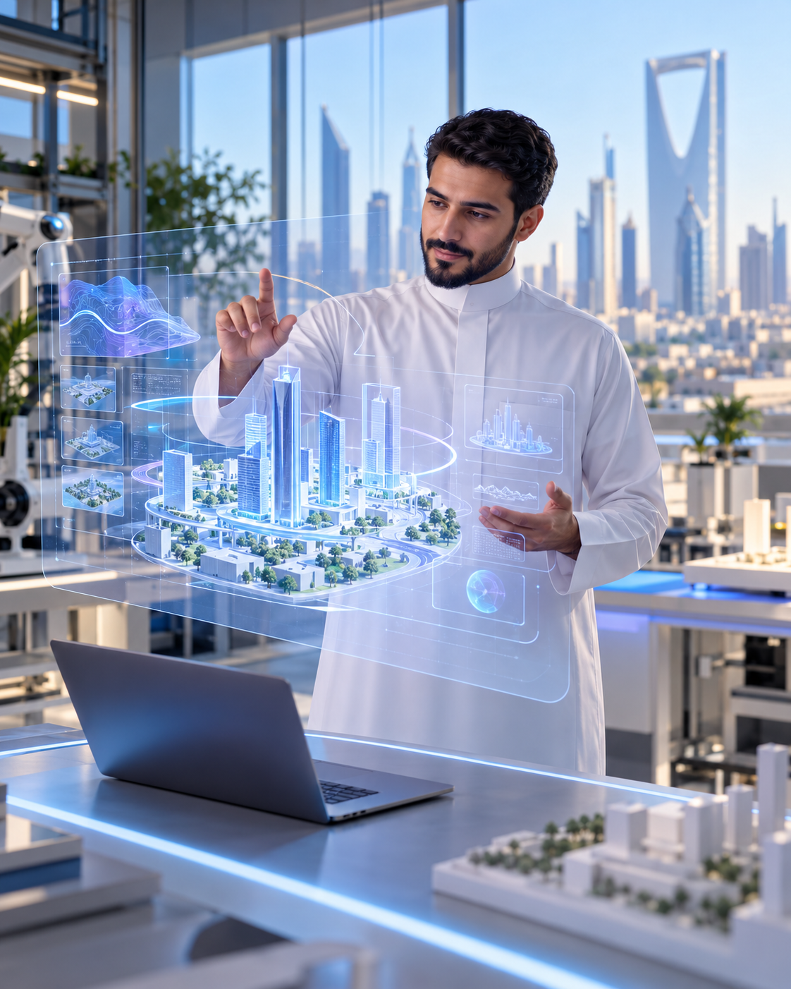 Saudi innovator using AI technology